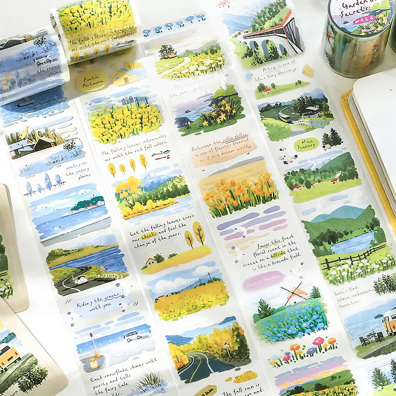 Roadside Scenery Scroll Tape