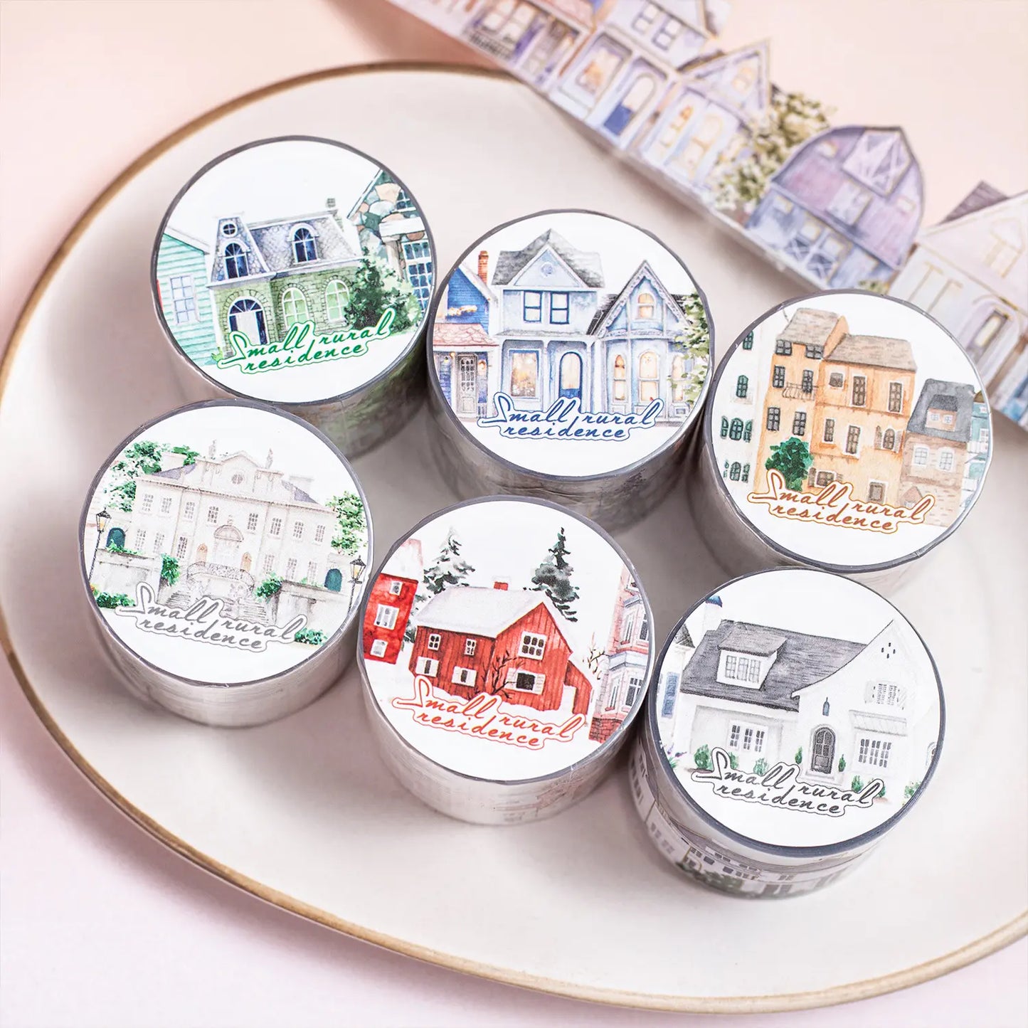 Town Houses Hot Stamping Tape
