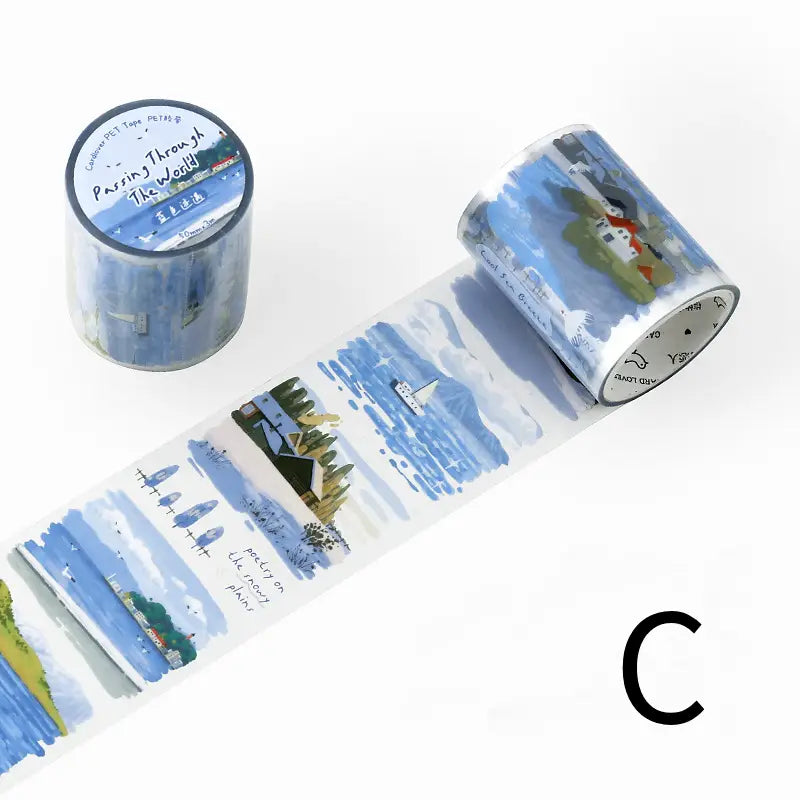 Roadside Scenery Scroll Tape