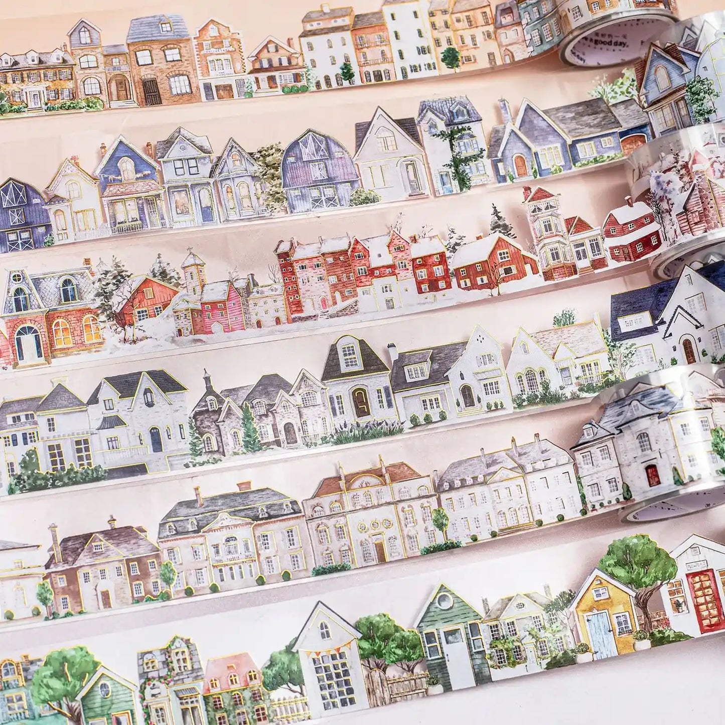 Town Houses Hot Stamping Tape