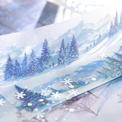 Circulating Mountain Peaks and Rivers PET Tape