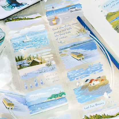 Roadside Scenery Scroll Tape