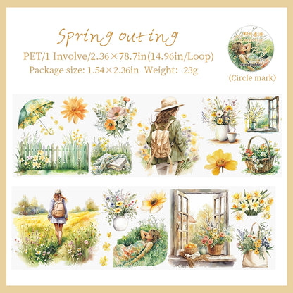 Spring Outing Scroll Tape